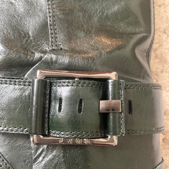 L.A.M.B. Gwen Stefani Vincent Platform Boots Dark Green Size 8 NEW - Picture 8 of 16